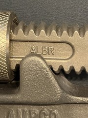 AMPCO W-212-1A 14&rdquo; Aluminum Bronze Non-Sparking Pipe Wrench ALBR USA