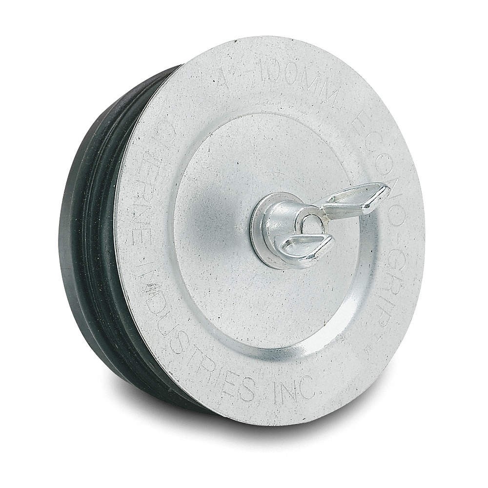 CHERNE 271551 Pipe Plug,Wing Nut,3.55&Prime;H,5&Prime;Pipe 1VNG8