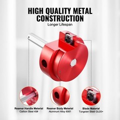 2 in PVC Pipe Reamer Aluminum Alloy SCH40 ABS CPVC for Electric Drills