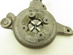Ridgid 500B Bolt Die Head 1/4-1&Prime; with 3/8&Prime;-16 UNC Dies E-671 Handle