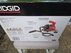 RIDGID PowerClear Drain Cleaning Machine &ndash; Red/Black