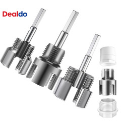 3 Pcs Pipe Thread Cutting Tool, Integrated Internal & External Pipe Threading To