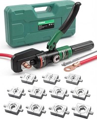 11 Pairs Hydraulic Crimper Dies Set for YQK-70, US Standard 12 AWG to 4/0 AWG, H