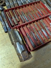 RUST DAMAGE Tap Die Parts Toledo Vermont Ridgid Pipe More Than 50 Pieces