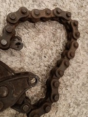 Rigdid no. 246 cast iron pipe cutter For Parts or Not Working Missing Hook End