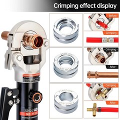 Versatile Hydraulic Crimper for Copper and PEX Plumbing