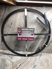 LDR Sewer Rod-Fast Action Sewer Clearing Tools 50 Foot/15.24meters