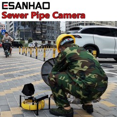 65ft Pipe Inspection Camera 17mm HD 1200TVL Drain Sewer Camera 4.3&Prime; LCD Monitor
