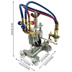 Manual Pipe Cutting Beveling Machine Propane Pipe Flame Gas Cutter Torch Cutting