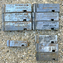 Ridgid Universal Style Bolt Threader Dies 500B HS High Speed Mixed Lot Used