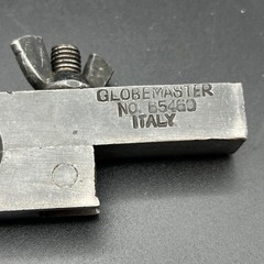 GlobeMaster 65460 Vintage Flaring Tool Die Block and Cone 3/16&Prime; to 5/8&Prime; Italy