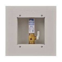 IPS Corporation 88436 Metal Dishwasher Outlet Box 1/2&Prime; Compression White