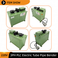 Foot Control Electric Square/Round Tube Bender 220V 3PH 1mm-5mm Pipe Thickness