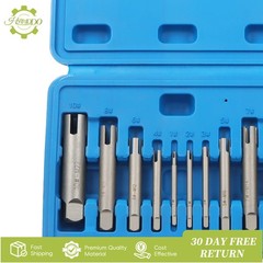 10Pcs 3/4 Claws Broken Tap Extractor Removal Kit 1-10# Screw Extractor Set