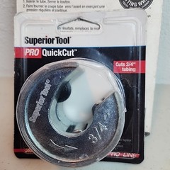 Lot x2 Superior Tool Pipe Cutters Cutting Wheel Aluminum 3/4 Tubing 3mm-30mm USA