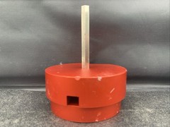 Gohelper 3/8 Inch Hex Shaft Pvc Pipe Reamer 3 Inch Head Aluminum Red
