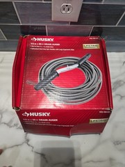 NEWHusky Drain Auger 1/2 in. x 50 ft. Clears 2 in To 4 in Drain Lines 1002494611