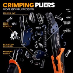 SOMELINE AMP Superseal 1.5 Crimp Tool Kit 22-14 AWG Waterproof Connectors