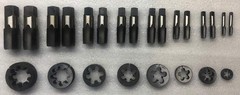 GENMACH Bsp British Standard Pipe Bspp Parallel Tap And Die Set- 8 Size 1/8 To 1