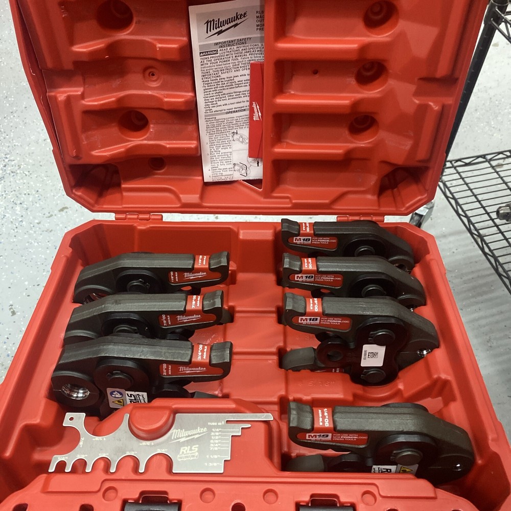 Milwaukee 49-16-2662R 1/4&rdquo;-1-1/8&Prime; RLS Press Jaw Kit for M18 Press Tools