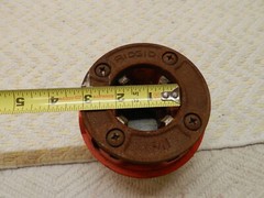 Ridgid 37410 12R 1-1/2&Prime; NPT Ratcheting Pipe Threading Die Head Complete