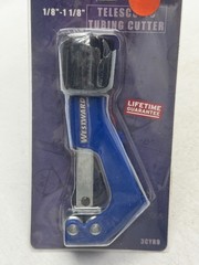 Westward Telescopic Tubing Cutter 1/8-1 1/8 Blue Pipe Cutter 3CYR9 Heavy Duty