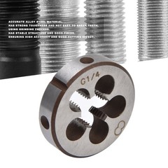 Alloy Steel 5 Chip Holes Thread Die Tool For Pipe Threading