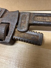 Vintage Trimo Mark 14 Drop Forged Wrench 14&Prime; &ndash; PATD 1889 97 &ndash; TRIMONT MFG CO USA