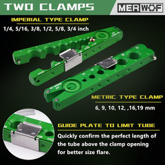 Flaring Tool Kit, 45&deg; Eccentric HVAC Flare Tool with Clutch for 1/4&rdquo; &ndash; 3/4&rdquo; an