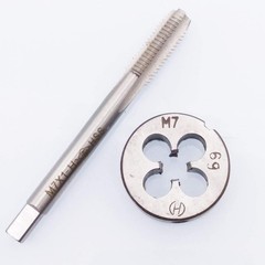 HSS M7 x 1mm Tap and M7 x 1.0mm Die Metric Thread Right Hand