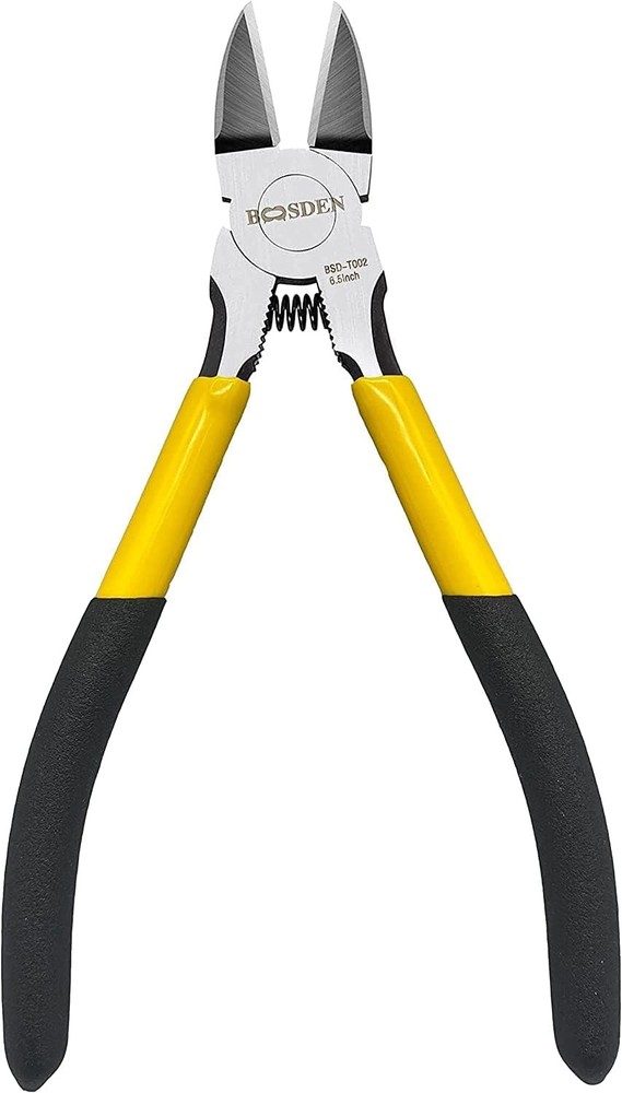 Wire Cutter,6.5 inch Side Cutters,Spring Loaded Wire Cutters for Crafting,Flush