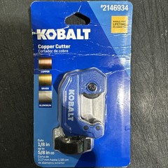 Set Of 8 Kobalt Copper Cutter 2146935, 1 2146934 And 1 2146936 Quick Release
