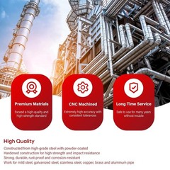 08350 DM3MECH Mechanical Hot Tapping Machine Complete Kit for NPT 300 psi