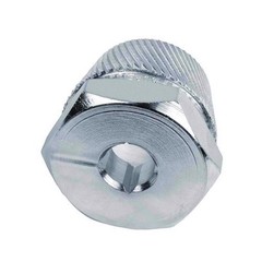 Superior Tool 05255 Steel Gold Plate Finish Tub Drain Extractor 1-1/2 L in.