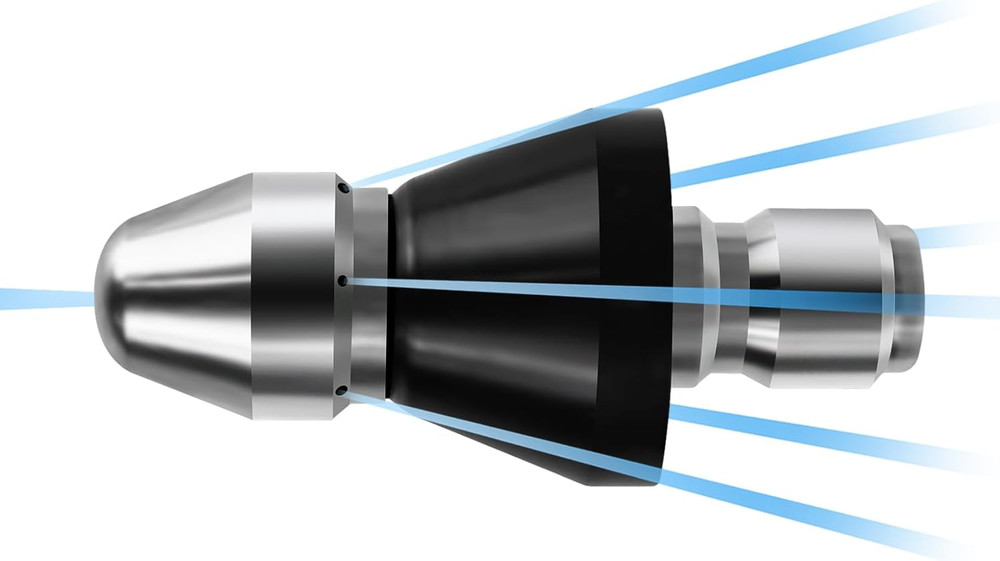 Sewer Jetter Nozzle,Stainless Steel,Drain Augers, Sewer Pipe Dredging