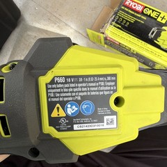 Ryobi ONE+ 18V PEX Pinch Clamp Tool P660 3/8-1 in w/ Operator&rsquo;s Manual