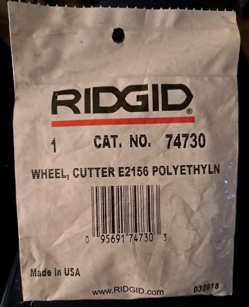 74730 RIDGID E2156 Replacement Tubing Cutter Wheel Plastic fits 30 133 1025cb10