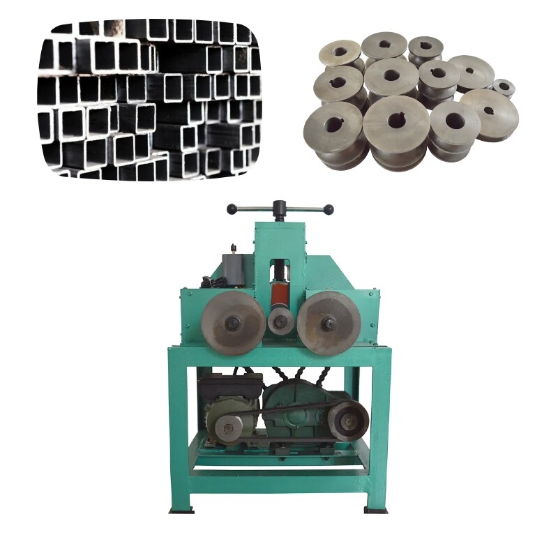 110V Vertical Rolling Type Electric Square and Round Pipe Bender Including Mold