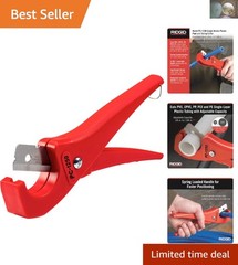 Ridgid PC-1250 1/8-Inch to 1-5/8-Inch Plastic Pipe Cutter &ndash; Ergonomic Efficiency