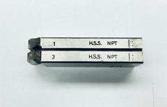 DIE #1/#3 BERKLEY BT-00033 UNIVERSAL PIPE THREADER DIES HSS NPT HIGH SPEED 47765