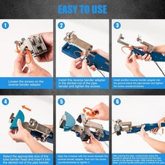 15PCS Copper Pipe Bender Tool Set &ndash; Dual-Direction Precision for HVAC Projects