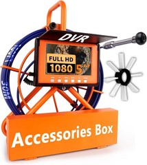 Comprehensive 1080P Sewer Inspection Camera with Integrated Tool Box System