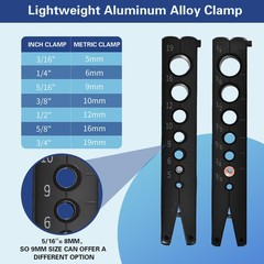 Eccentric Flaring Tool Kit 45&deg; Single Flare Tool for 1/4 to 3/4 Inch Metric