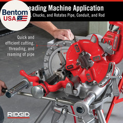 15682 Model 300 Power Drive Complete, 38 RPM Pipe Threading Machine with 1/2-Inc