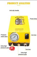 AC-160L Portable small electric pressure testing pump Pipeline Pressure Tester