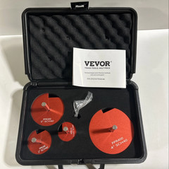 Vevor PVC Pipe Reamer Kit PVC Pipe Fitting PVC Socket Saver 1-1/2&rdquo;+2&rdquo;+3&rdquo;+4&rdquo; Red