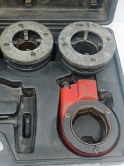 EGA MASTER PIPE THREADING DIE SET 1/2&Prime; TO 2&Prime; BSPT MANUAL HAND THREADER FAST SHIP