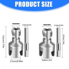 Plumbing Tool Set 1/2 In 3/4 In Threader With Anti Slip Handle And Maintenance