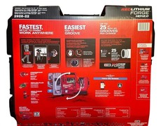 Milwaukee M18 FUEL RINGER Roll Groover for 2 in. &ndash; 6 in. Sch 10/40 Kit W/one key