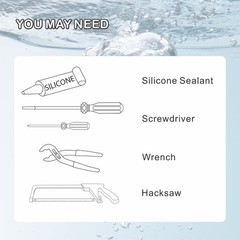 Tubular Bath Tub Drain Kit 1-1/2&Prime; with Brushed Tip-Toe Bathtub